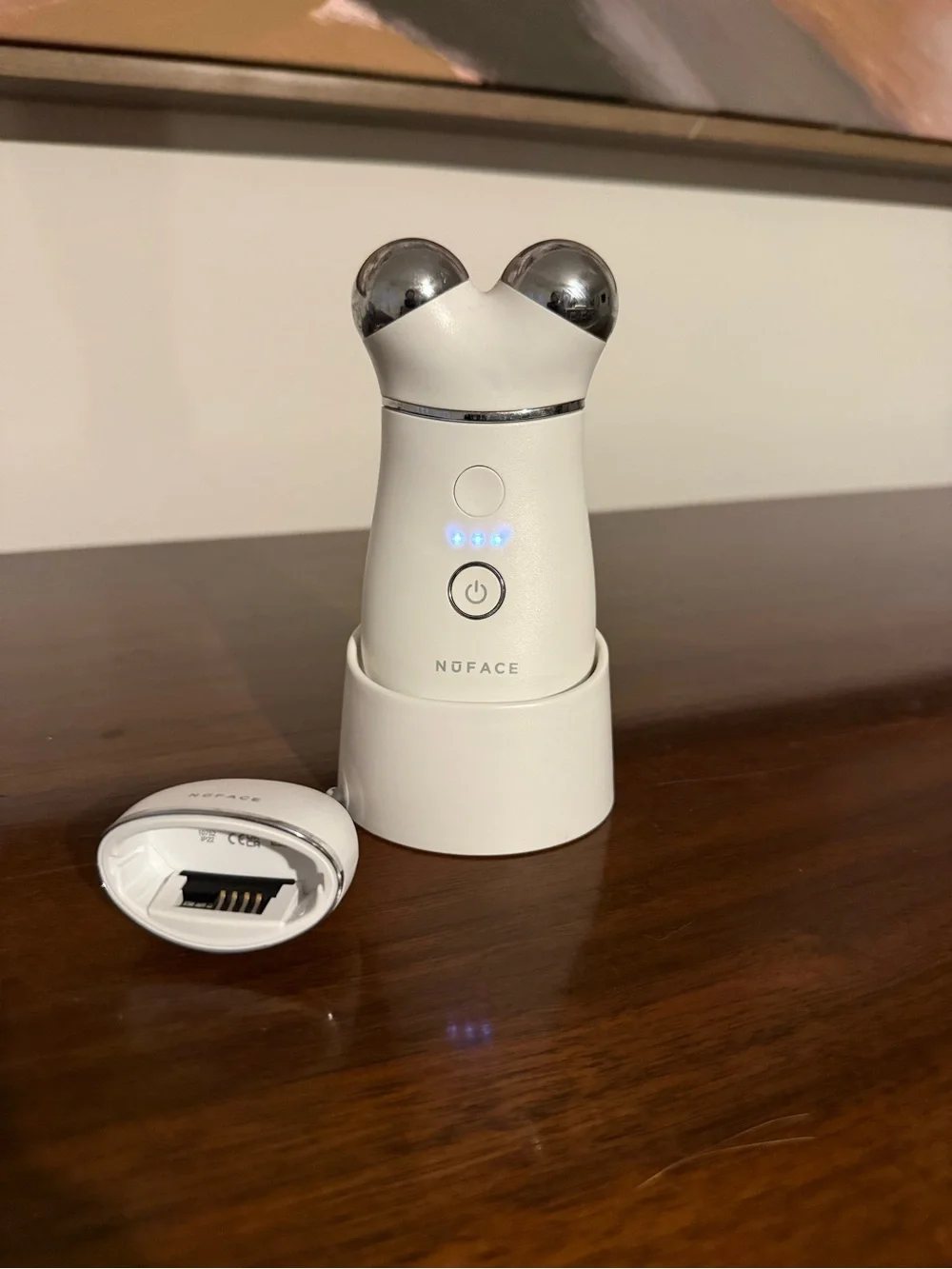 NuFACE Trinity Facial Toning Device + ELE Attachment & Charger